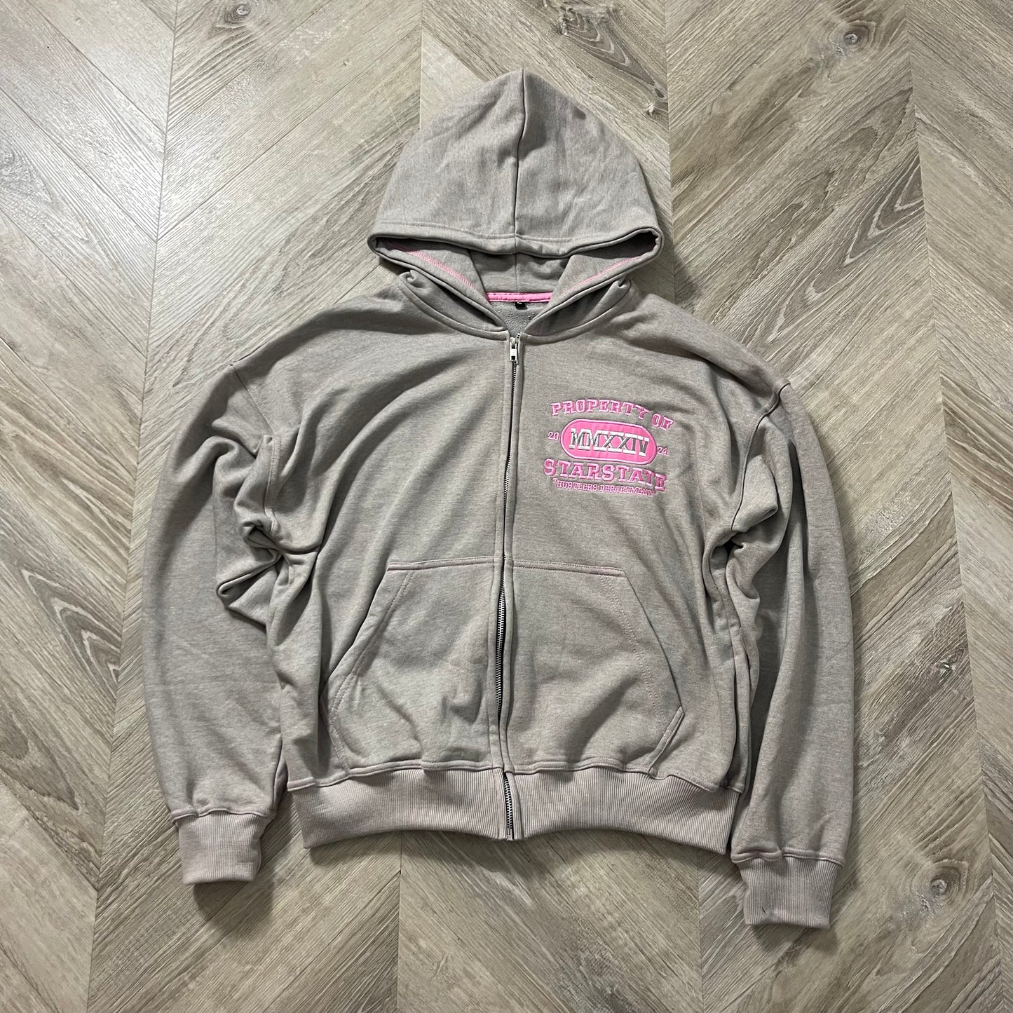 GREY HUSTLERS DEPT. ZIPUP